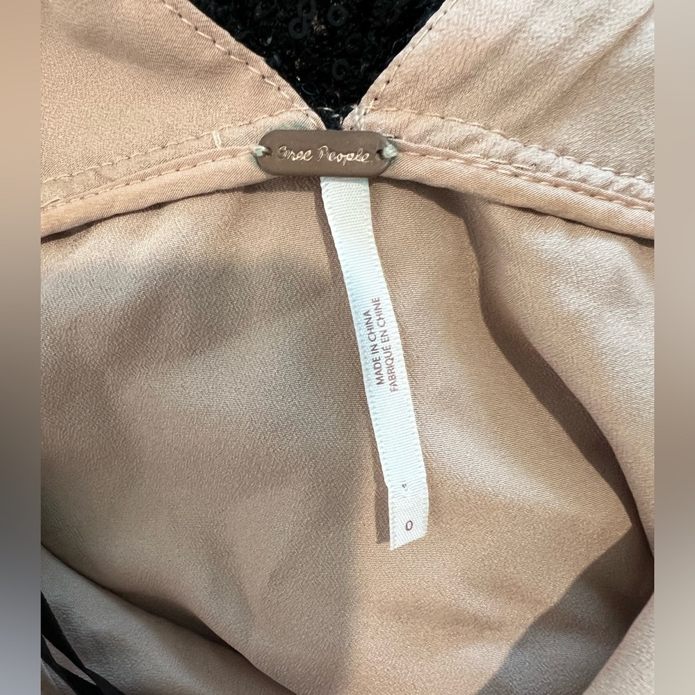 Free People Night Shimmers Mini Dress 0 - Picture 5 of 7
